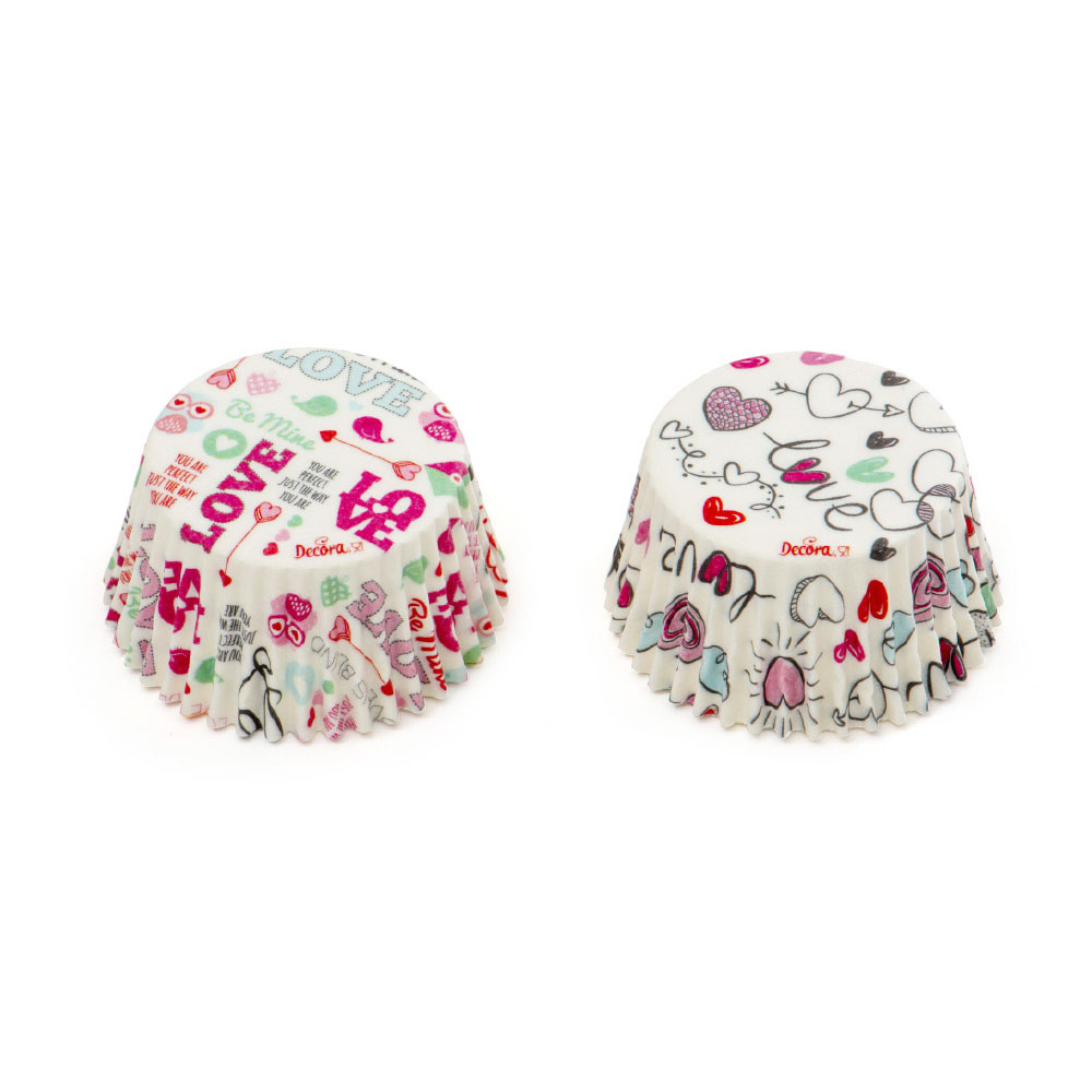 Love Letters Muffin-Papierbackformen 36 Stück