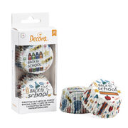 Back to school Muffin-Papierbackform 5 cm Ø