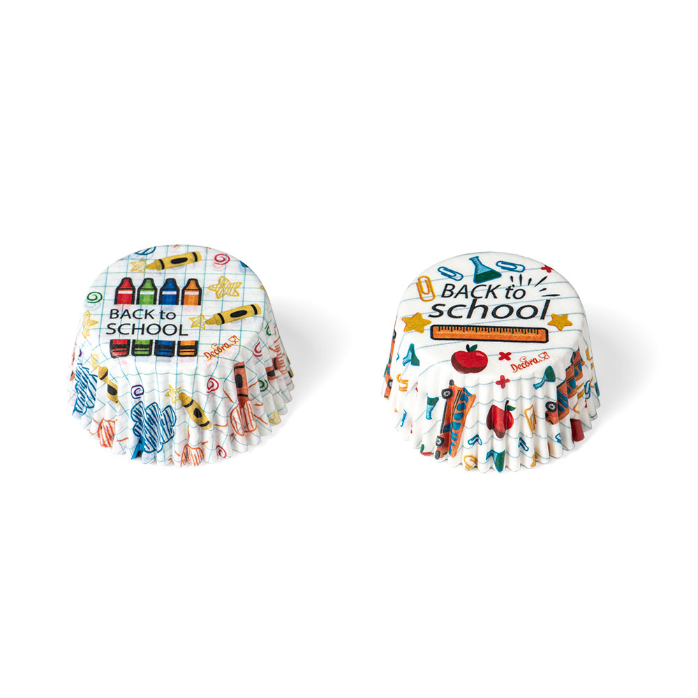 Back to school Muffin-Papierbackform 5 cm &Oslash;