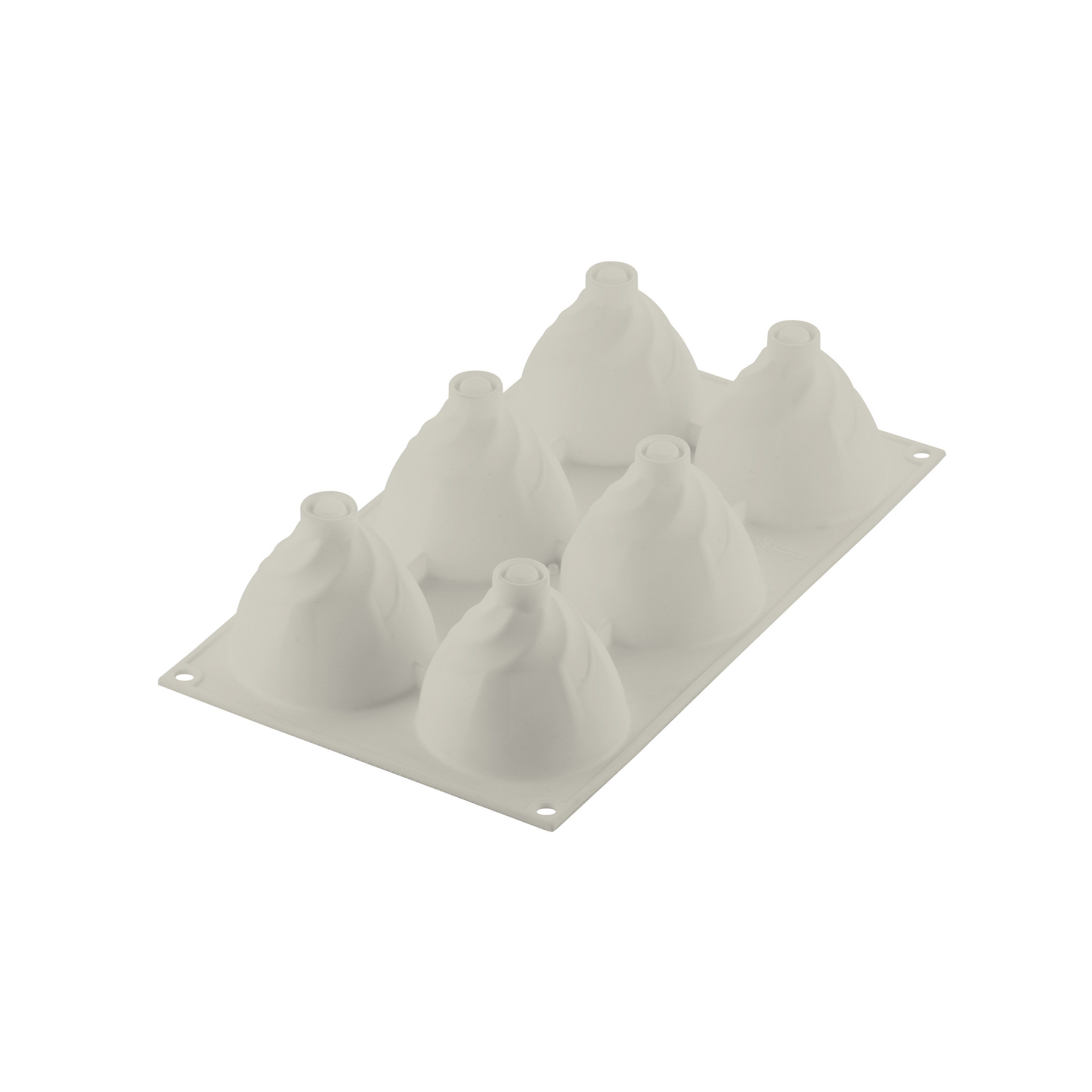 Cream 3D-Silikonform 6-fach