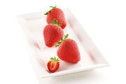 Erdbeeren 3D-Silikonform 6-fach