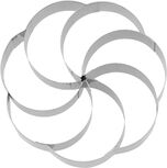 Kipferl-Kranz Ausstecher 10 cm &Oslash;