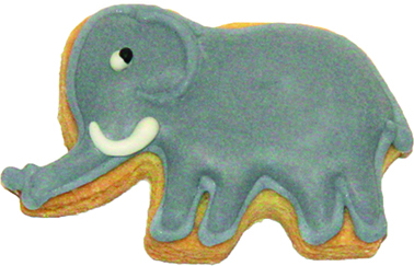 Elefant Ausstecher 5 cm
