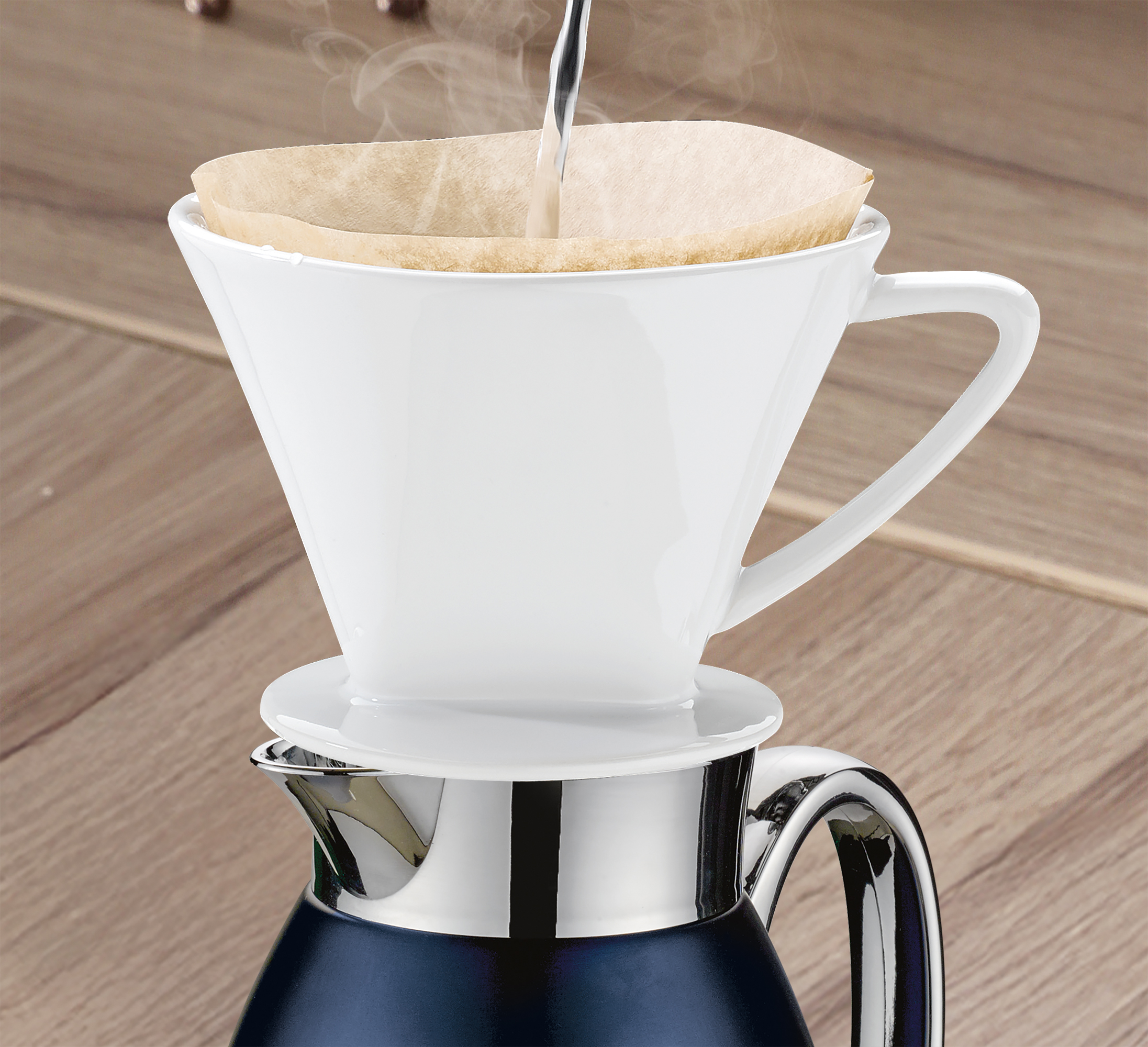 Isolierkanne Venezia 1 Liter deep blue