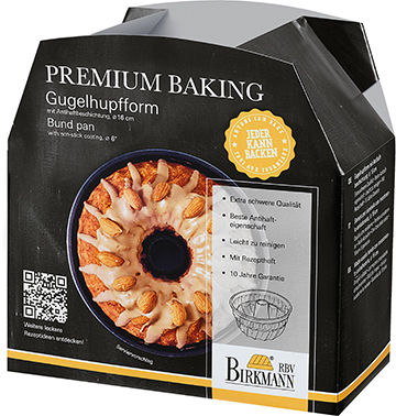 Gugelhupf-Form ab 16 cm Ø Premium Baking