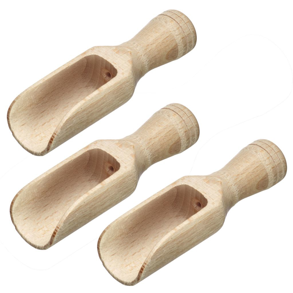 Gew&uuml;rzschaufeln Woody Midi 3-er Set