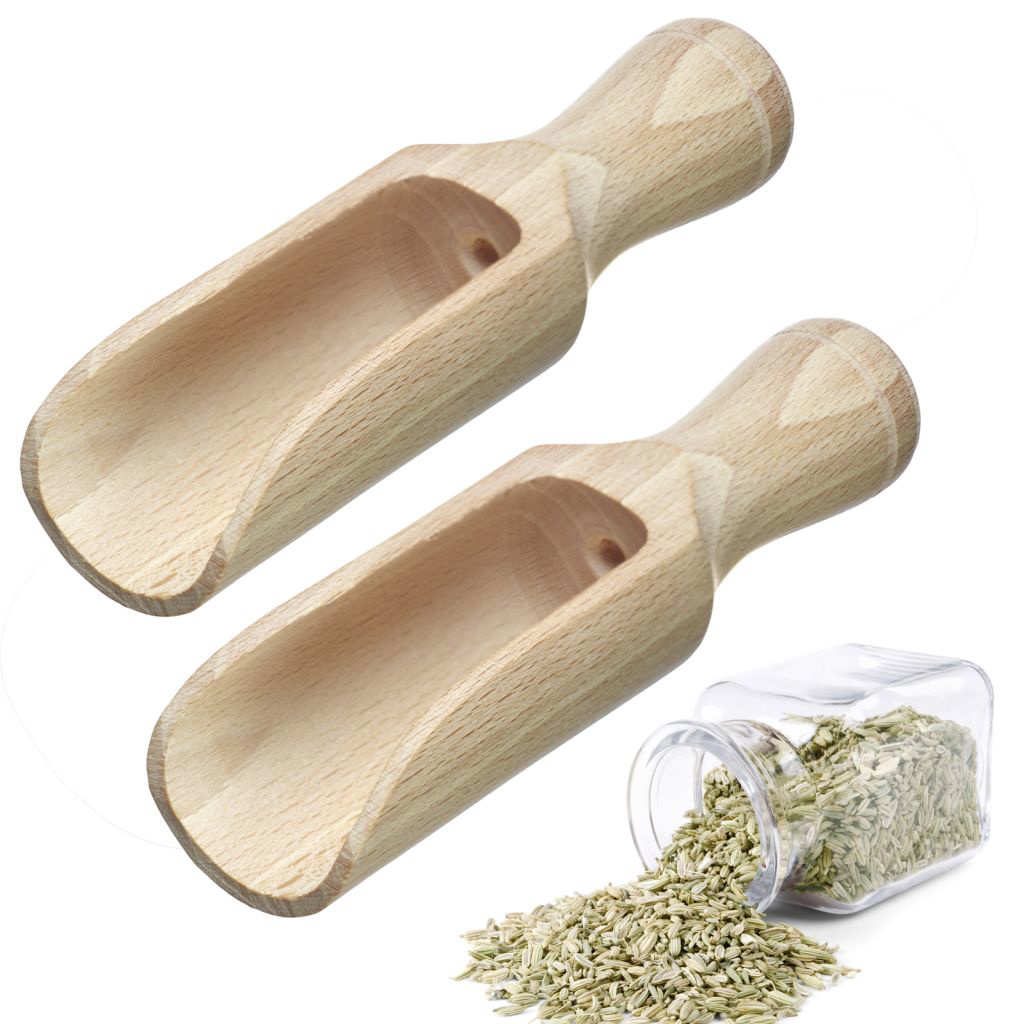 Gew&uuml;rzschaufeln Woody Maxi 2-er Set