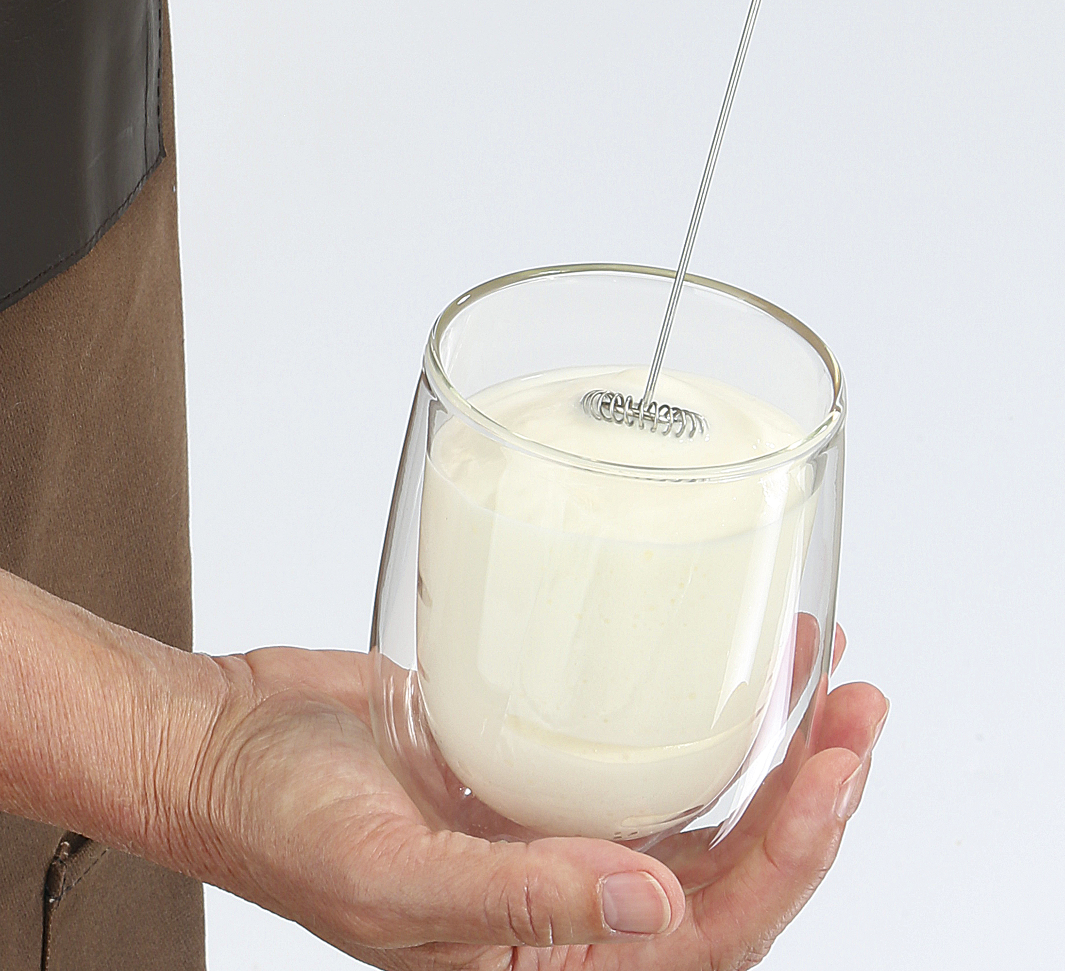 Barista Milchaufsch&auml;umer mit St&auml;nder