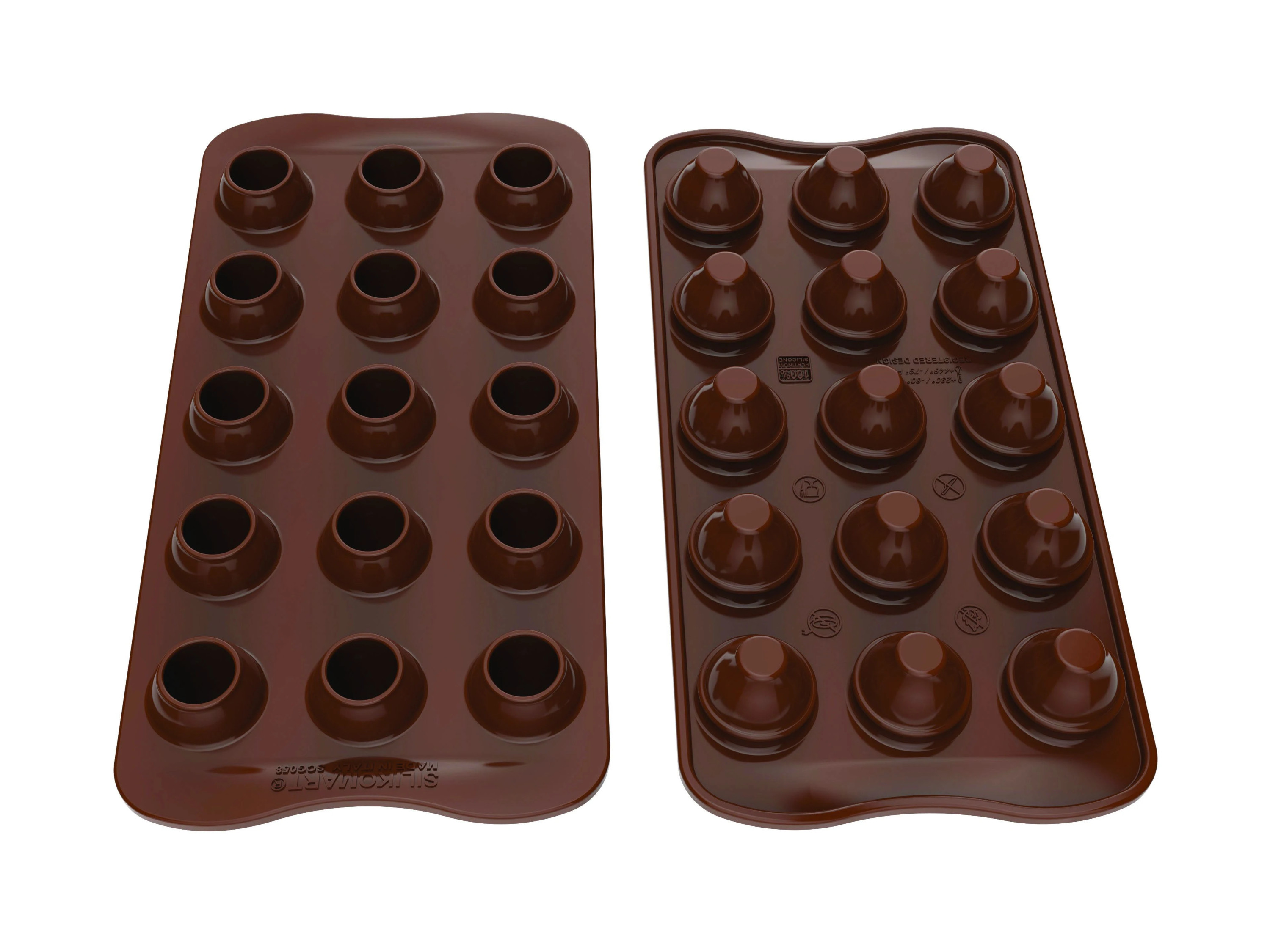 Choco Egg 3D-Schokoladenform Silikon 15-fach