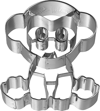 Affe Ausstecher Edelstahl 7 cm