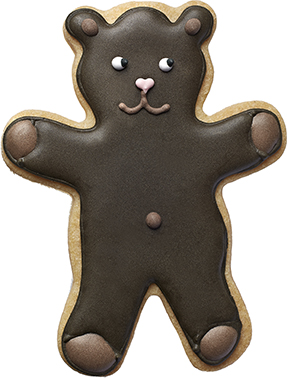 Teddyb&auml;r Ausstecher 4,5 cm