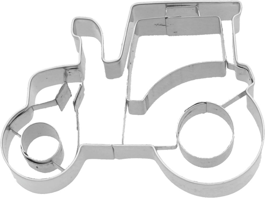Traktor Ausstecher mit Innenpr&auml;gung 7,5 cm