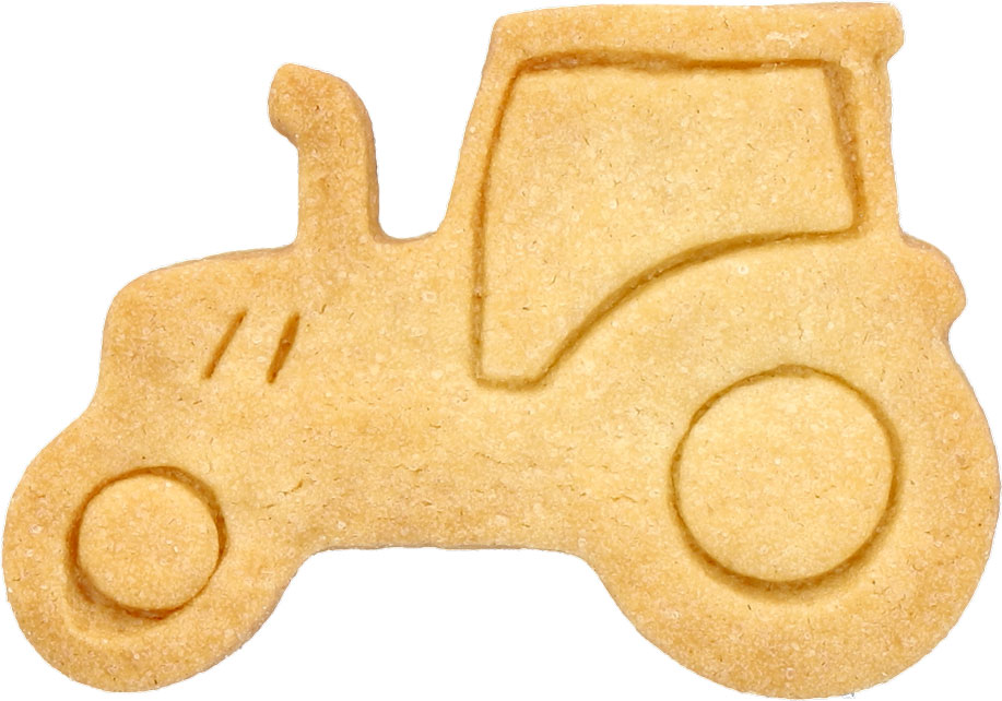 Traktor Ausstecher mit Innenpr&auml;gung 7,5 cm