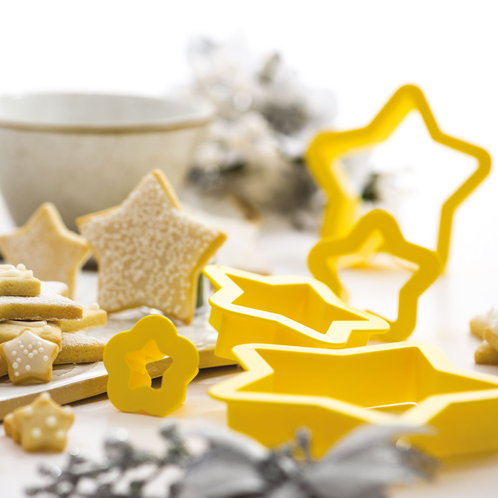 Sterne Ausstecher-Set 5-teilig