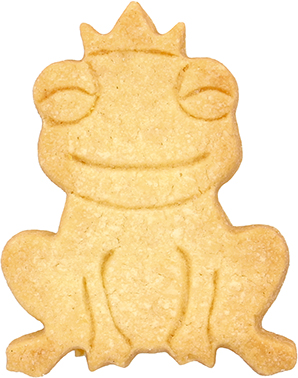Kiss the Frog Ausstecher mit Innenpr&auml;gung 6,5 cm
