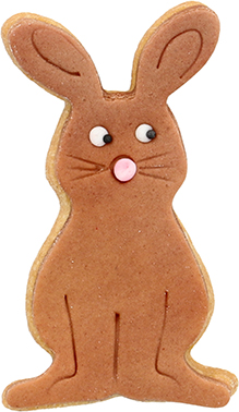 Hase mit Gesicht Ausstecher mit Innenpr&auml;gung 7 cm