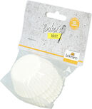 Wei&szlig; Muffin-Papierbackformen mini Baker`s Best