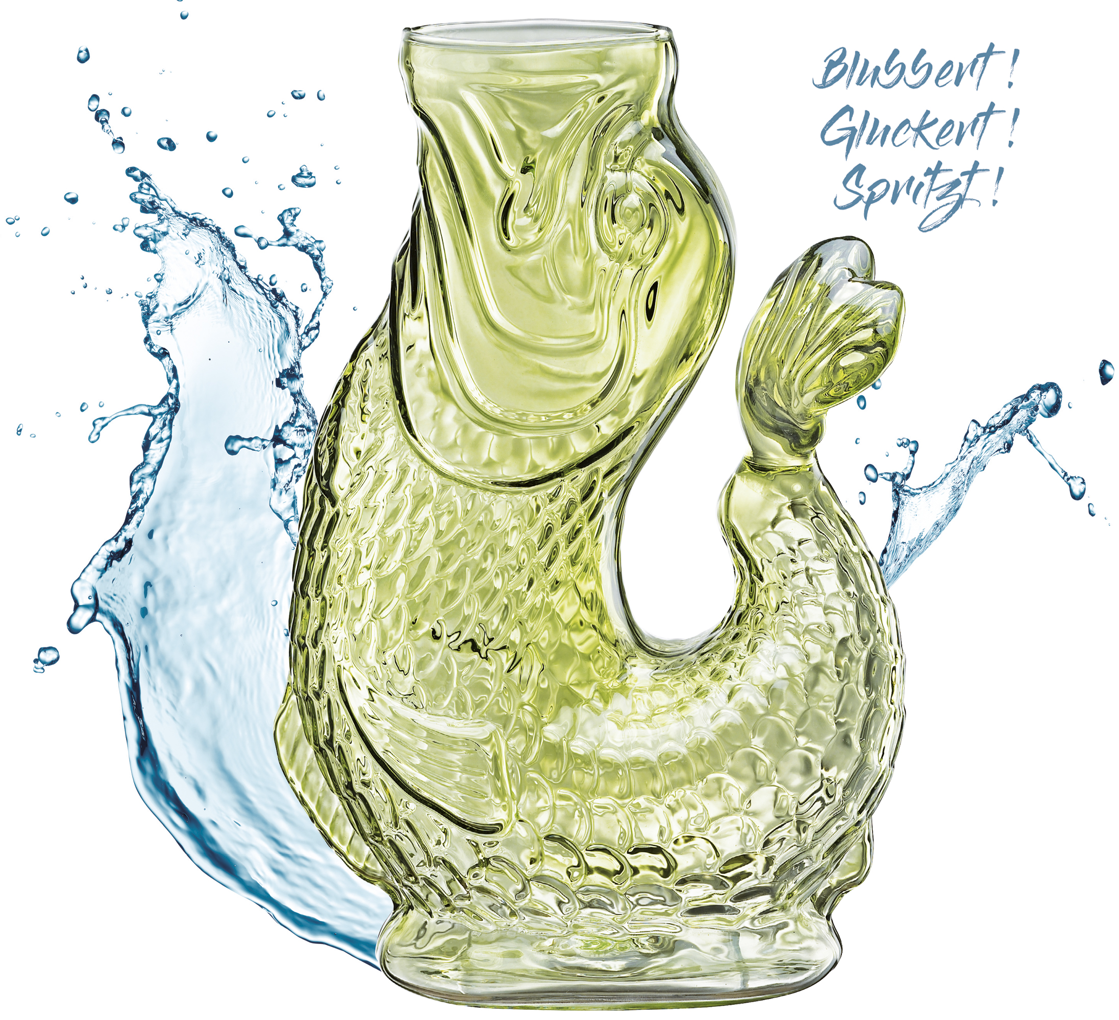 Wasserkaraffe Nemo grün