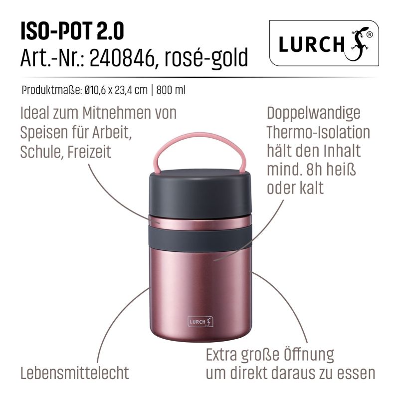 ISO-POT 2.0 ros&eacute;-gold 800 ml