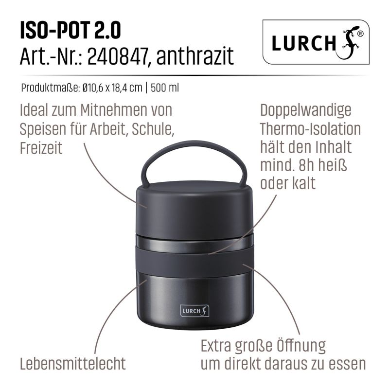 ISO-POT 2.0 anthrazit 500 ml