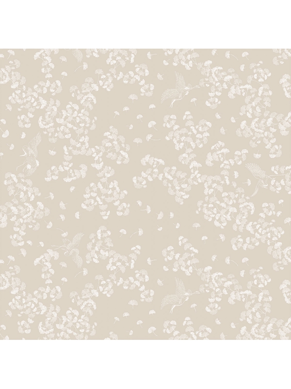 Mille Ginkos naturel beschichtete Meterware 180 cm