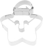 Weihnachtsstern mit Mütze Ausstecher 6,5 cm Ø