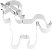 Weihnachts-Einhorn Ausstecher mit Innenprägung 7 cm