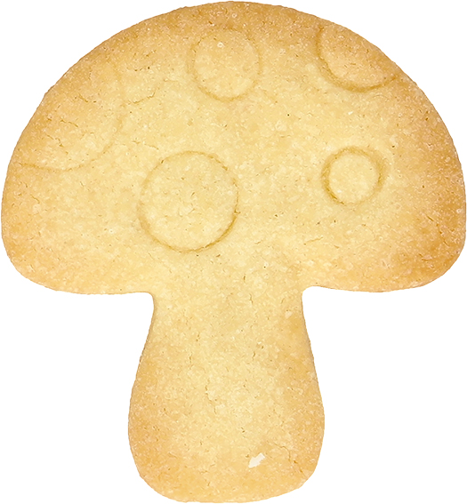 Pilz Ausstecher mit Innenpr&auml;gung 5,5 cm