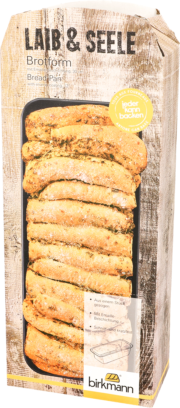 Brotbackform emailliert 30 cm Laib & Seele