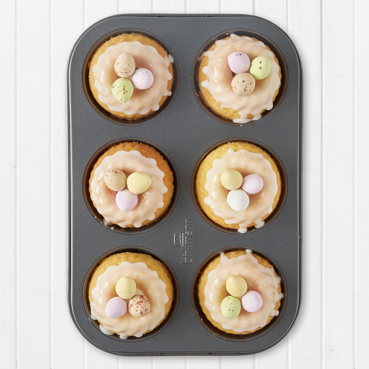 Mini-Gugelhupfblech 6-fach