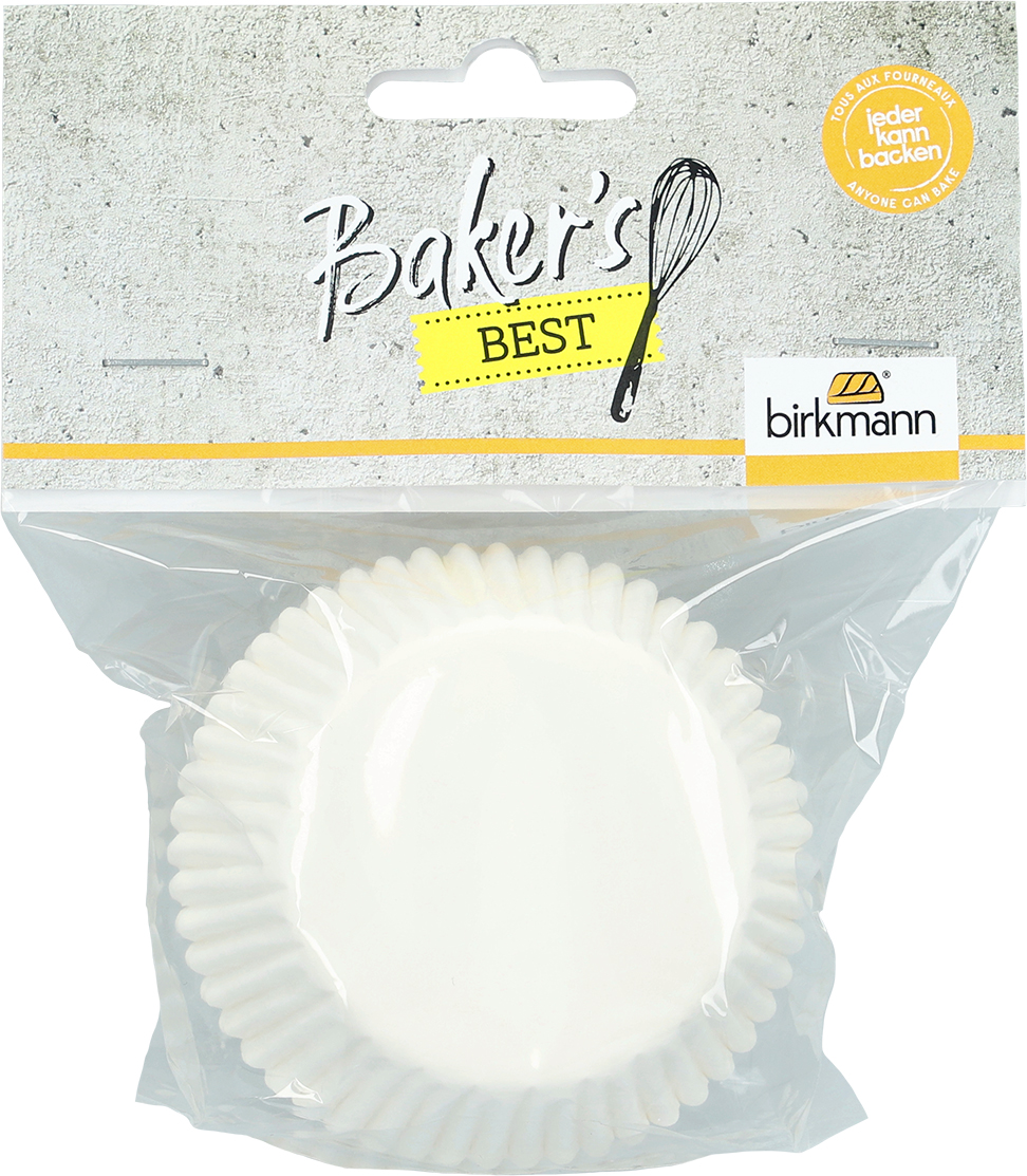 Wei&szlig; Muffin-Papierbackformen Baker`s Best