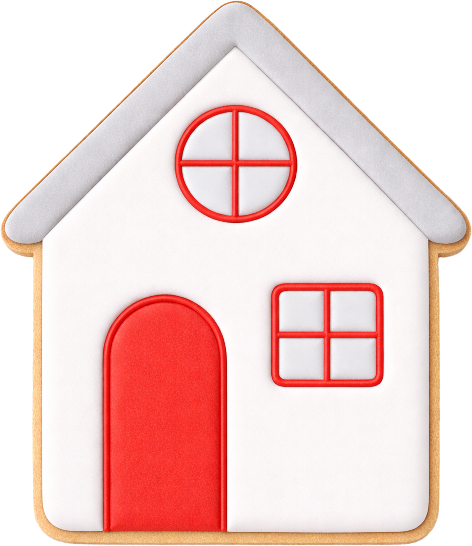 Haus Ausstecher mit Innenpr&auml;gung 5,5 cm