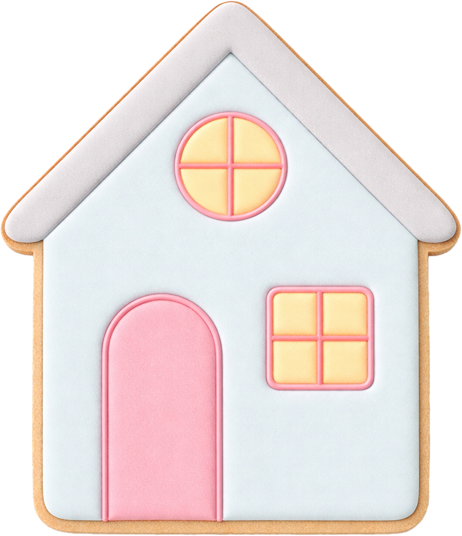Haus Ausstecher mit Innenpr&auml;gung 5,5 cm