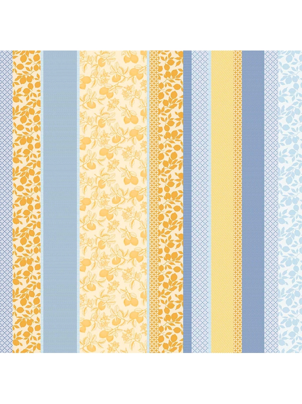 Mille Citrons Provence beschichtete Meterware 180 cm