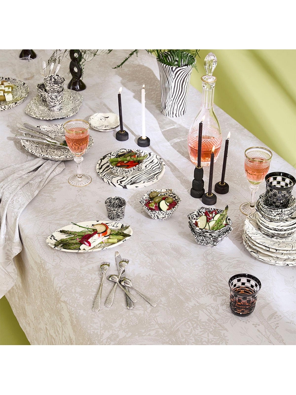 Mille Esprit Jardins Chanvre beschichtete Meterware 180 cm