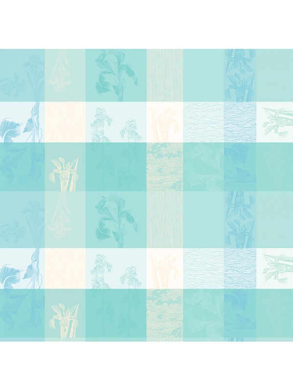 Mille Iris d'Eau Aqua beschichtete Meterware 180 cm