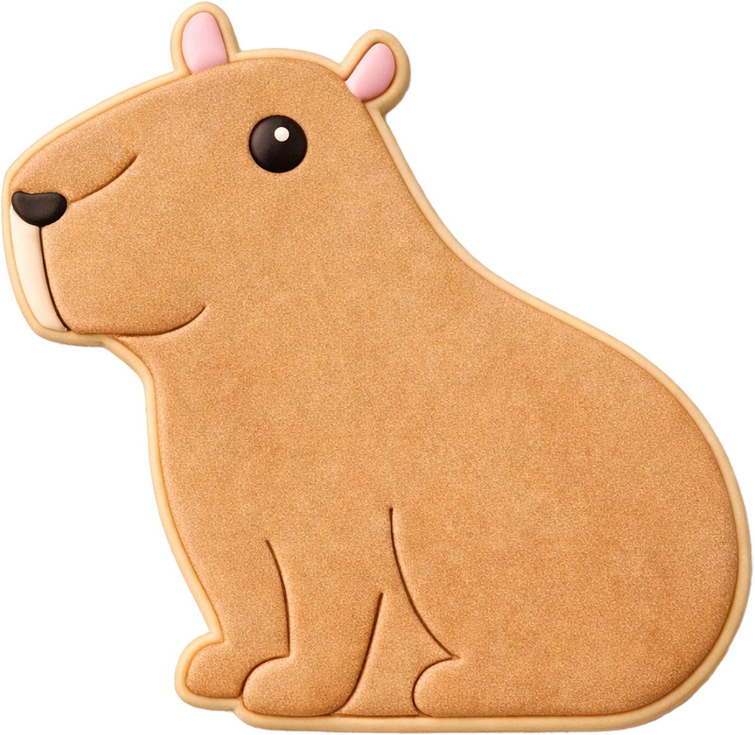 Capybara Ausstecher mit Innenpr&auml;gung 6,5 cm