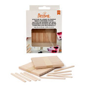 Holzstiele 11 cm 100 Stück