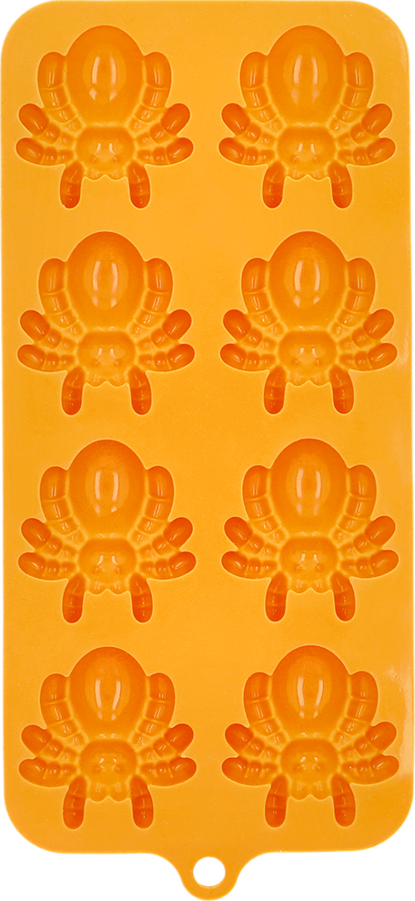 HALLOWEEN Silikonform Spinne 8-fach