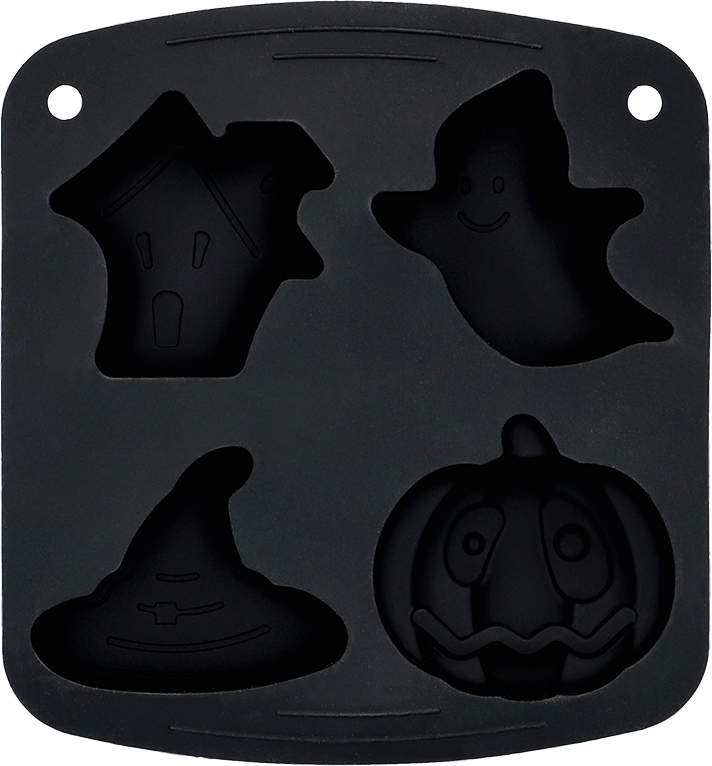 HALLOWEEN Silikonform Geist 4-fach