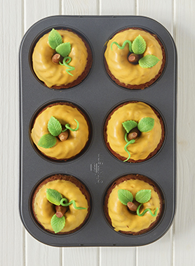HALLOWEEN Mini-Gugelhupfblech 6-fach
