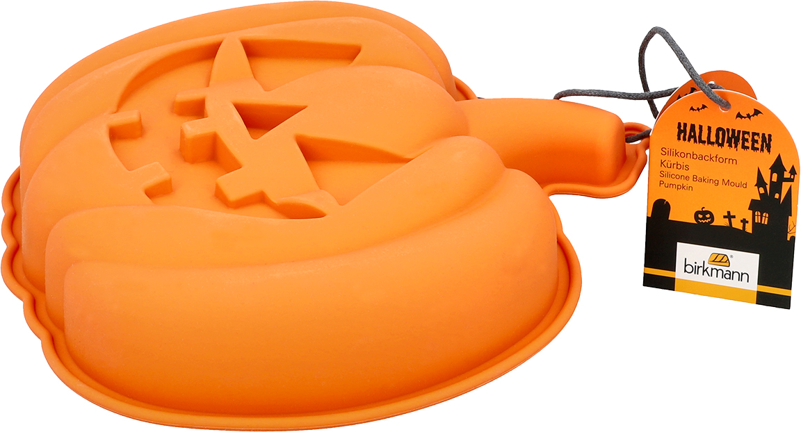 HALLOWEEN K&uuml;rbisbackform Silikon 25 cm &Oslash; 
