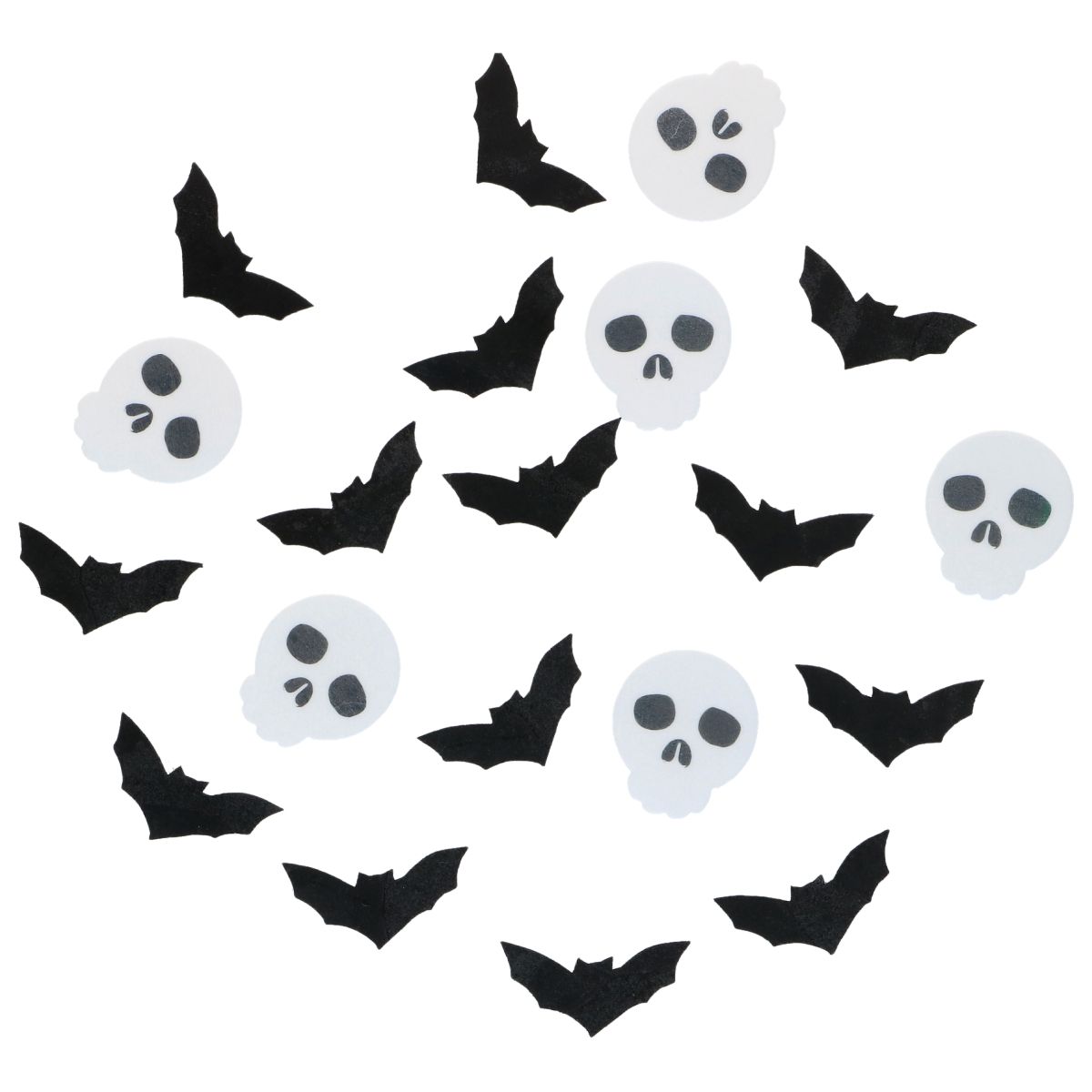 Fledermaus & Totenkopf Esspapier 18 St&uuml;ck