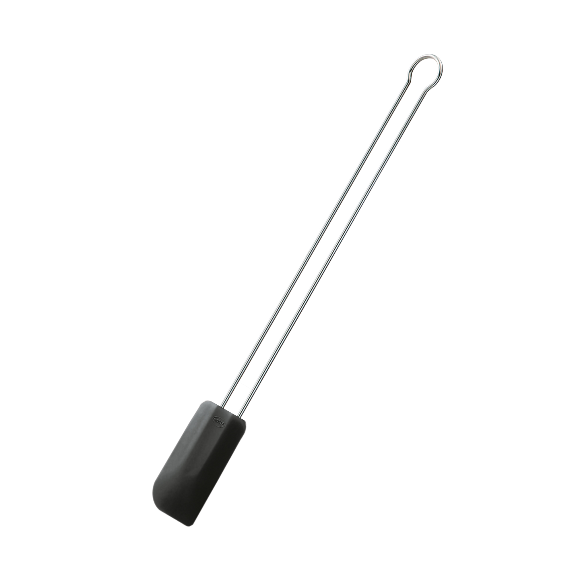 Teigschaber Silikon schmal mit langem Griff