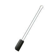Teigschaber Silikon schmal mit langem Griff