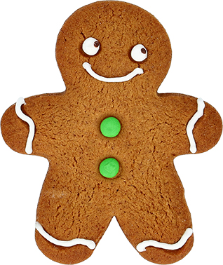 Gingerman Ausstecher mit Innenpr&auml;gung 7,5 cm