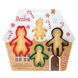 Lebkuchen-Familie Ausstecher 4-teilig