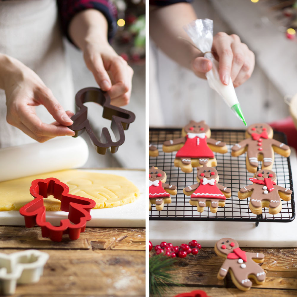 Lebkuchen-Familie Ausstecher 4-teilig