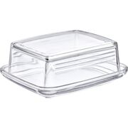 Butterdose aus Glas