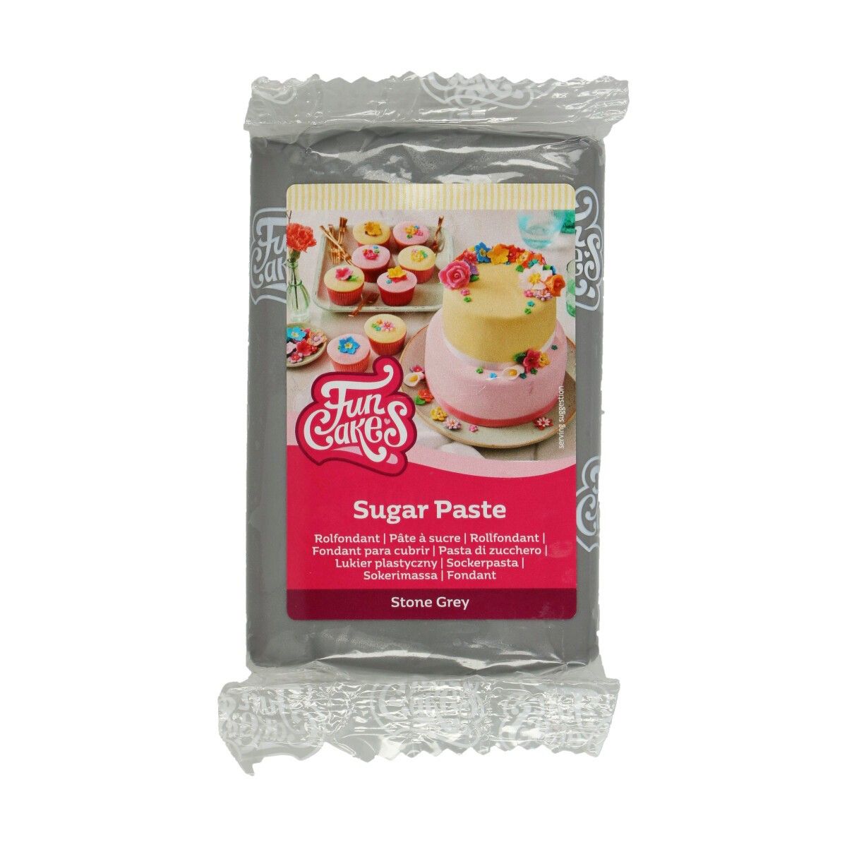 Steingrau Rollfondant 250 g